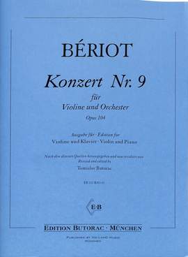Bériot, C d: Concerto 9 a-moll op 104