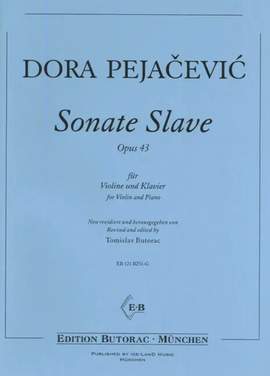 Pejačević, D: Sonate slave op.43
