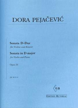 Pejačević, D: Sonate D-Dur op 26