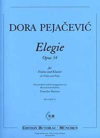 Pejačević, D: Elegie op 34