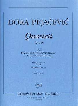 Pejačević, D: Klavierquartett op 25
