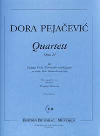 Pejačević, D: Klavierquartett op 25