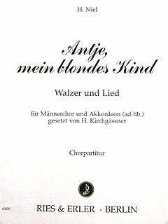 Niel, H: Antje mein blondes Kind