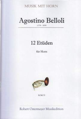 Belloli, A: 12 Etüden für Horn