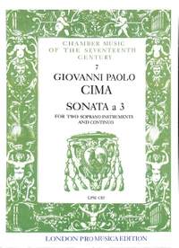 Cima, G P: Sonata a tre