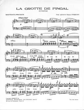 Mendelssohn Bartholdy, F: Fingals Grotte - Ouvertuere