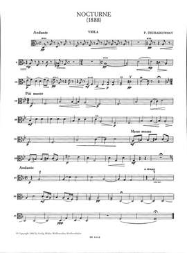 Tchaikovsky, P I: Nocturne op 19/4