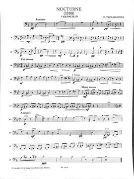 Tchaikovsky, P I: Nocturne op 19/4