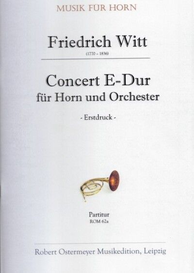 Witt, F: Concerto E-Dur