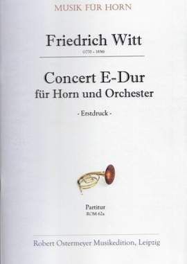 Witt, F: Concerto E-Dur