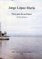Pieza para dos en blanco