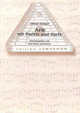 Krieger, J: Arie mit Psalter und Harfe