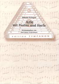 Krieger, J: Arie mit Psalter und Harfe