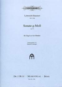 Baumert, L: Sonate g-moll op 50