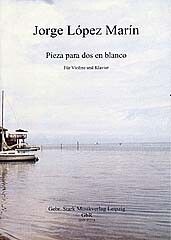 Pieza para dos en blanco