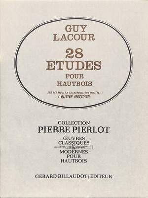 Lacour, G: 28 Etudes sur les modes a transpositions