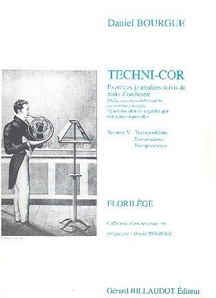 Bourgue, D: Techni cor 5 - transpositions