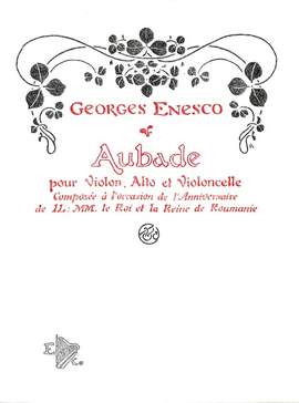 Enescu, G: Aubade