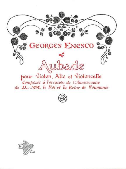 Enescu, G: Aubade