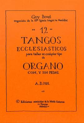 Bovet, G: 12 Tangos ecclesiasticos