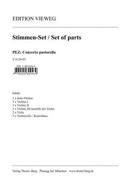 Pez, J C: Concerto Pastorella