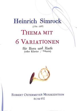 Simrock, H: Thema + 6 Variationen