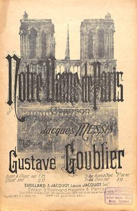 Goublier, G: Notre Dame de Paris