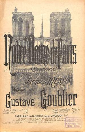 Goublier, G: Notre Dame de Paris