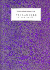 Kapsberger, J H v: Libro 1-4 di villanelle a una e piu voci