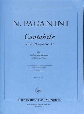 Paganini, N: Cantabile D-Dur op 17