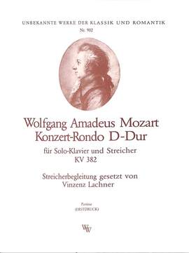 Mozart, W A: Rondo 1 D-Dur KV 382 902
