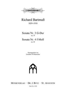 Bartmuß, R: Sonate 3 G-Dur op 39 +