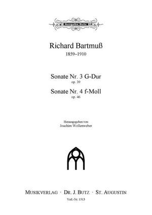 Bartmuß, R: Sonate 3 G-Dur op 39 +