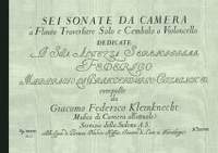 Kleinknecht, J F: 5 Sonaten
