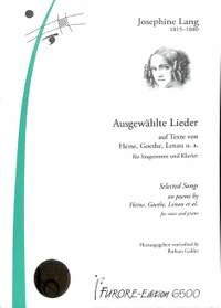 Lang, J: Ausgewählte Lieder