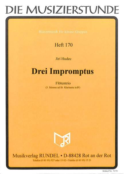Hudec, J: 3 Impromptus 170