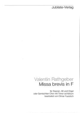 Rathgeber, J V: Missa brevis F-Dur