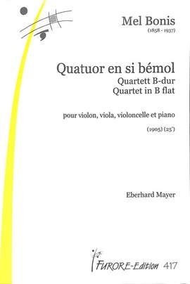 Bonis, M: Klavierquartett B-Dur