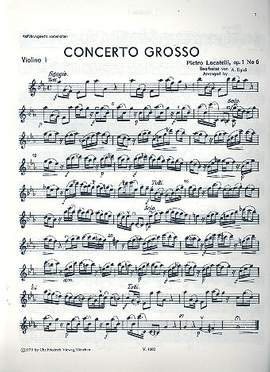 Locatelli, P A: Concerto grosso op 1/6