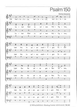 Menschick, W: Psalm 150