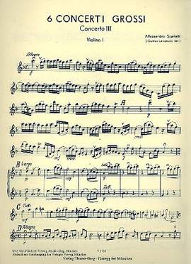 Scarlatti, A: Concerto grosso 3 F-Dur (6 Concerti grossi 3)