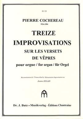 Cochereau, P: 13 improvisations sur les versets de vepres