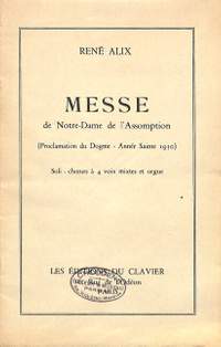 Alix, R: Messe de Notre Dame de l'Assomption