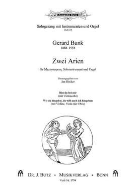 Bunk, G: 2 Arien