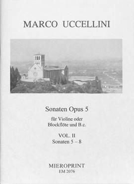 Uccellini, M: Sonaten op 5/2 (Nr 5-8)