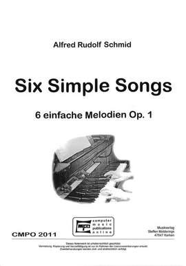 6 simply songs op 1
