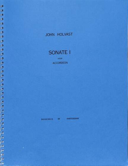 Holvast, J: Sonate 1