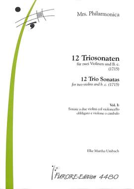 Philarmonica, M: 12 Triosonaten 1