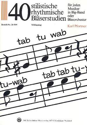 Pfortner, K: Tab tu wab - 40 stilistische, rhythmische Bläserstudien