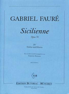 Fauré, G: Sicilienne op 78 (aus Pelleas et Melisande)